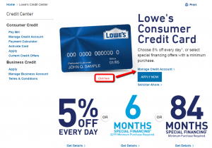 Lowe's Consumer Credit Card Login | Make a Payment - CreditSpot