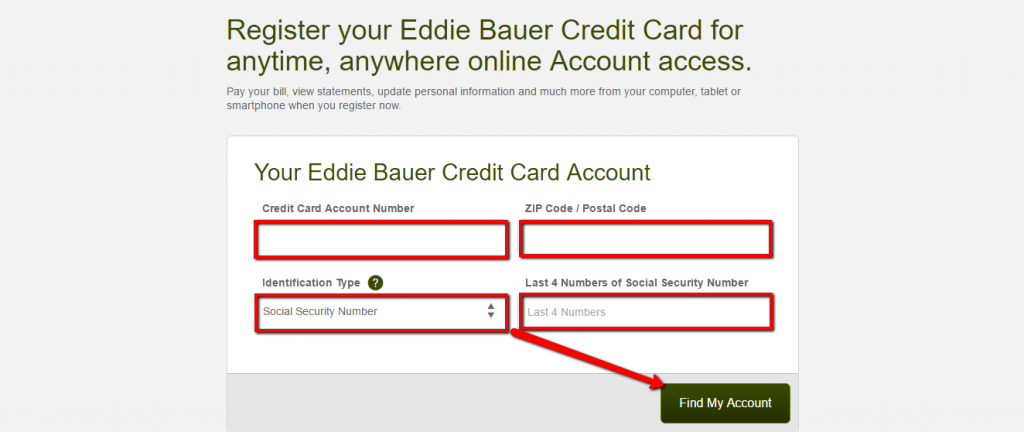 Eddie Bauer Credit Card Login Make A Payment CreditSpot