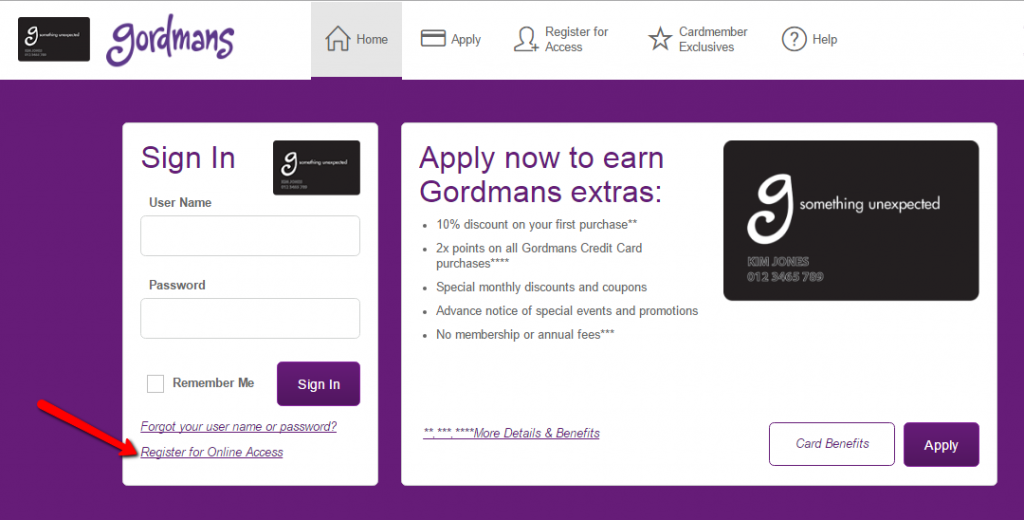 Gordmans Credit Card Login Make A Payment CreditSpot
