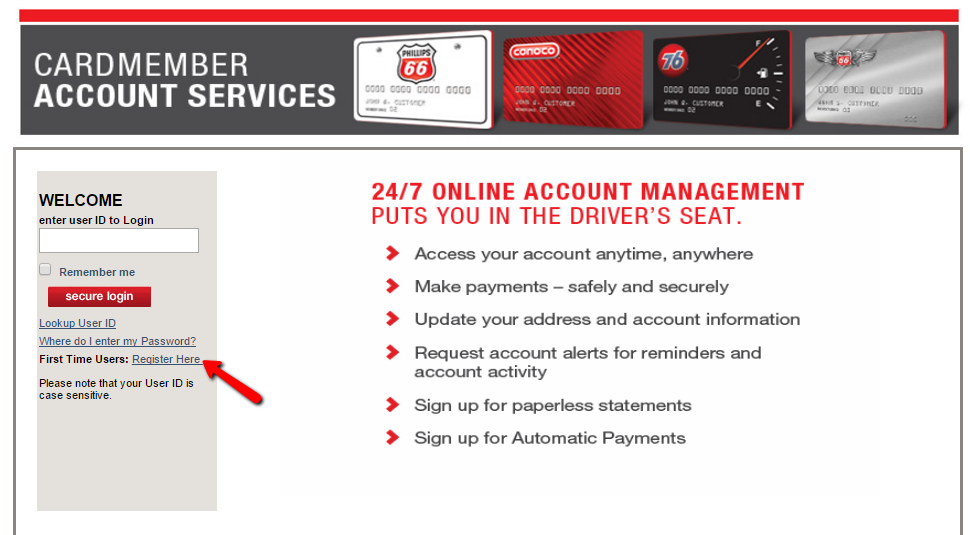 76 Personal Credit Card Login Make a Payment CreditSpot