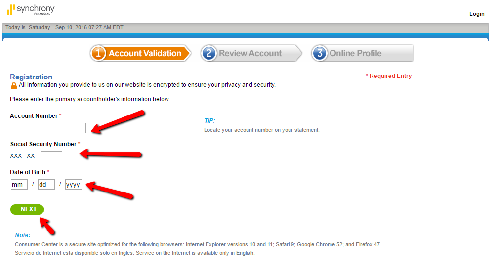 Ashley Furniture Credit Card Login Make a Payment CreditSpot