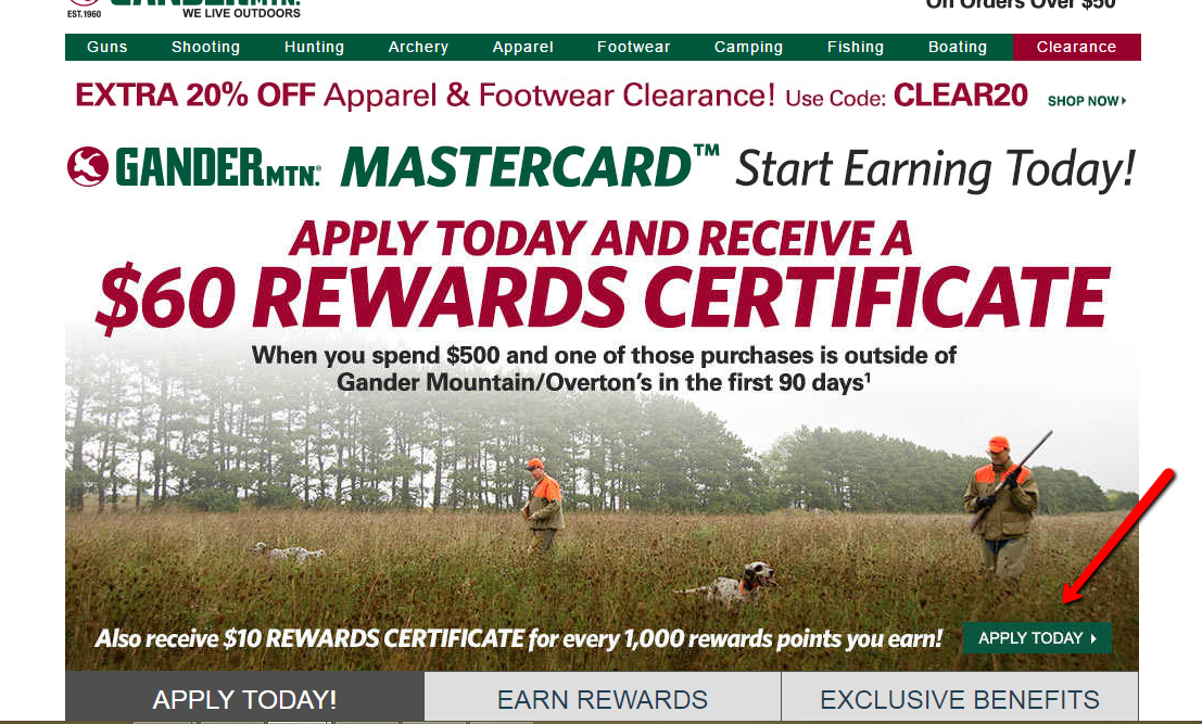 Gander Mountain Credit Card Payment Gander Mountain Credit Card 