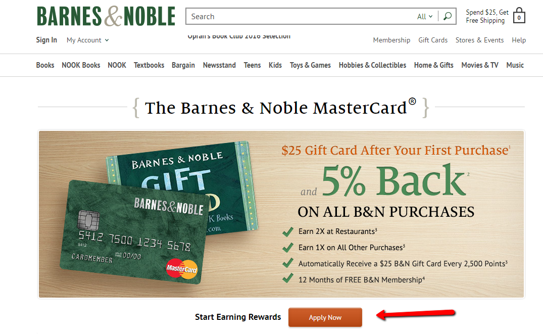 How to Apply to Barnes and Noble Credit Card CreditSpot