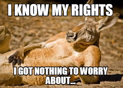 I know my credit rights meme