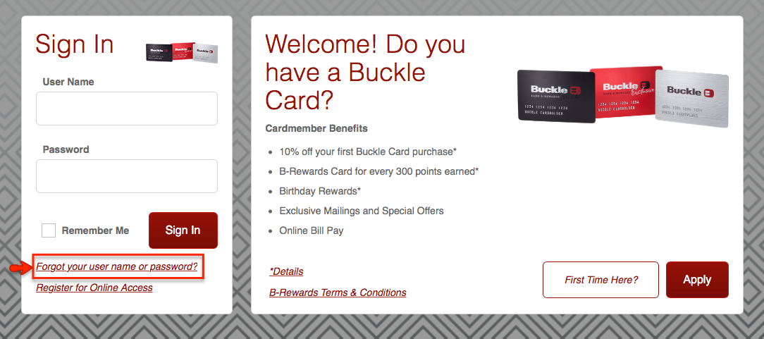 forgorpasswordbuckle