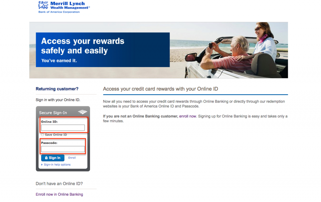 Merrill Lynch Credit Card Login Make A Payment CreditSpot