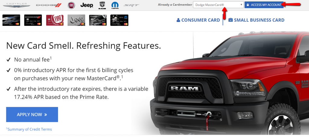 Dodge Mastercard Credit Card Login Make A Payment CreditSpot