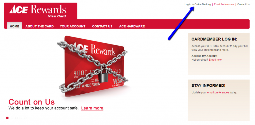 Ace Hardware Rewards Visa Credit Card Login Make a Payment CreditSpot