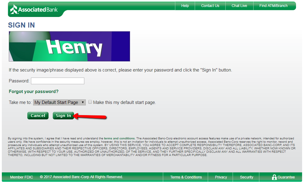 Associated Bank Visa Platinum Credit Card Login Make a Payment